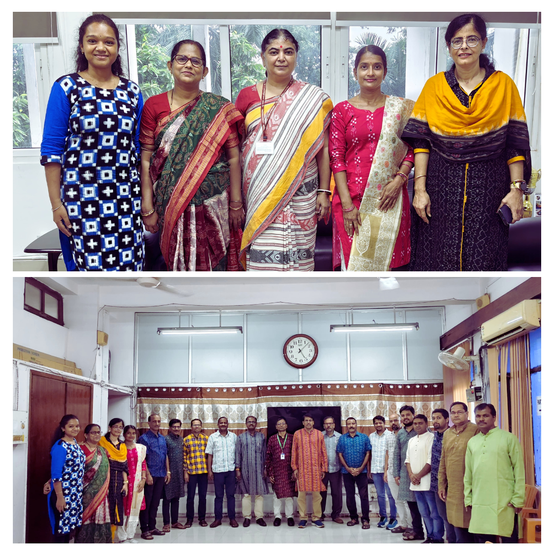 Celebrated #NationalHandloomDay on 07.08.2026 at the O/o CCA Odisha in handloom weaves.
